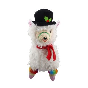 MISOKO Kalėdinis šunų žaislas ALPAKA pliušinis, 25x35x37 cm