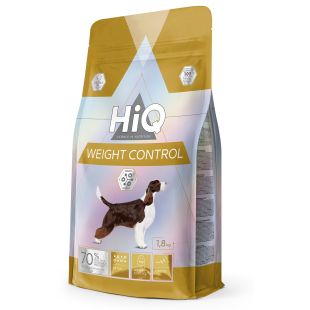HIQ visų veislių suaugusių šunų sausas pašaras svoriui kontroliuoti 1.8 kg
