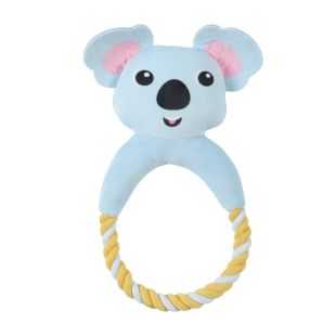 ZOLUX gyvūnų augintinių žaislas, koala pliušinis, su garsu ir virve, 16x4,5x27 cm