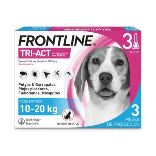 FRONTLINE Tri-Act užlašinamasis tirpalas 10-20 kg šunims