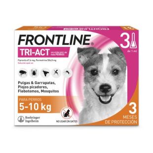FRONTLINE Tri-Act užlašinamasis tirpalas 5-10 kg šunims