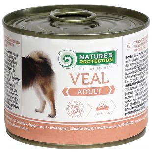  Dog Adult Veal Konservuotas pašaras šunims 200 g