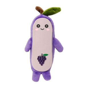 MISOKO gyvūnų augintinių žaislas, pliušinis, 19 cm vynuogės, violetinis