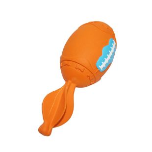 MISOKO šunų žaislas, raketa, guma, 16,5 cm oranžinė