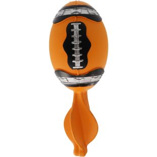 MISOKO šunų žaislas, raketa, guma, 16,5 cm oranžinė ir juoda