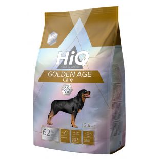 HIQ visų veislių senstančių šunų sausas pašaras su paukštiena 2.8 kg