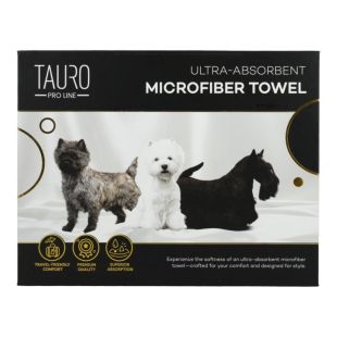 TAURO PRO LINE mikropluošto rankšluostis, itin gerai sugeriantis drėgmę su terjerais