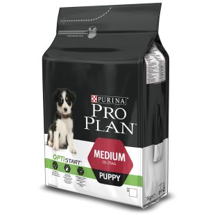 PRO PLAN OPTISTART vidutinių veislių šuniukų sausas pašaras 3 kg
