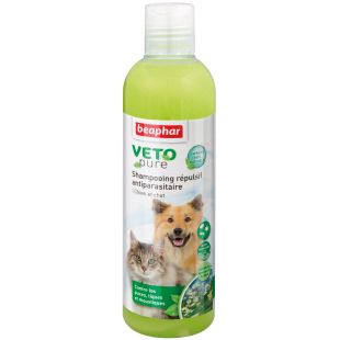  antiparazitinis šampūnas šunims ir katėms nuo blusų, erkių, vabzdžių, 250 ml