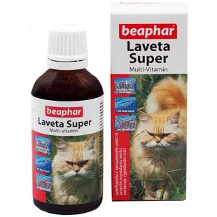 BEAPHAR Laveta super cat Vitaminai kačių kailiui 50 ml
