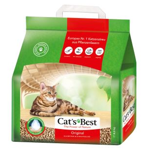 JRS CAT‘S BEST ORIGINAL Sušokantis natūralus pjuveninis kraikas 40 l