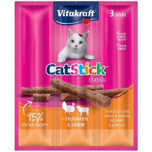 VITAKRAFT Cat-stick mini Su kalakutiena 3 vnt.