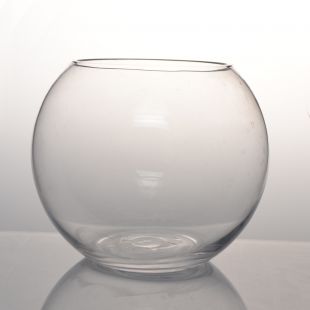 CENTURY VIEW Stiklinis akvariumas-vaza apvalus apvalus stiklinis 15x12cm