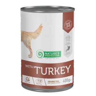 NATURE'S PROTECTION Sensitive Turkey Konservuotas pašaras šunims 400 g