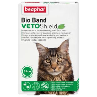 BEAPHAR Bio-band Plius Antiparazitinis antkaklis katėms 35 cm