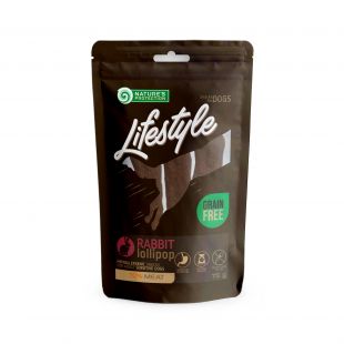 NATURE'S PROTECTION LIFESTYLE šunų skanėstai pagaliukai su triušiena 75 g