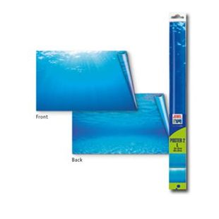 JUWEL POSTER FONAS SU VANDENS ATVAIZDU AKVARIUMUI  dvipusis, 80-100 x 50 cm, L dydis