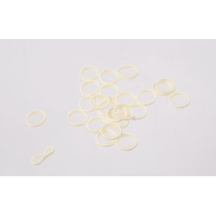 LAINEE Gumytės lateksinės 100 vnt. baltos sp., 6 mm
