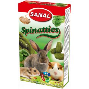 SANAL Papildas graužikams su špinatais, 45 g