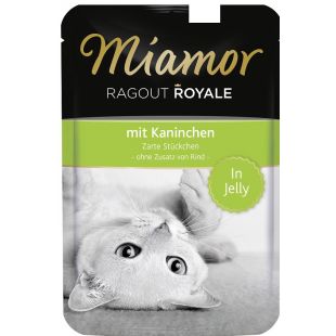 FINNERN MIAMOR Miamor Ragout Konservuotas pašaras katėms su triušiena 100 g