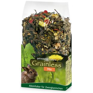 JR FARM Visavertis begrūdis dekoratyvinių triušių pašaras 650 g