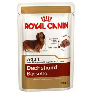 ROYAL CANIN Dachshund, suaugusių šunų konservuotas pašaras 85 g x 12