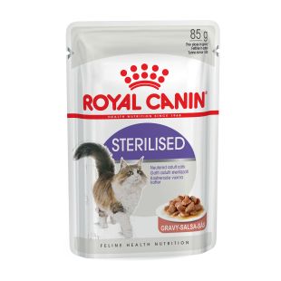 ROYAL CANIN suaugusių sterilizuotų kačių konservuotas pašaras 85 g x 12