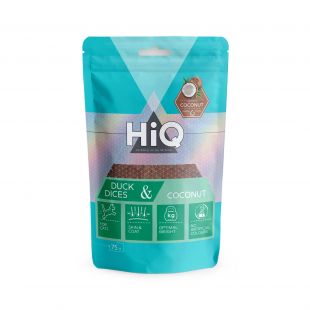 HIQ kačių skanėstas antienos gabaliukai su kokosu 75 g