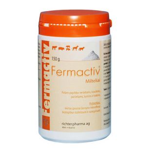 FERMACTIV milteliai gyvūnų virškinimo problemoms gydyti 150 g