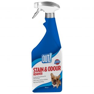 OUT! Dog purškiama priemonė kvapui ir dėmėms naikinti, 750 ml