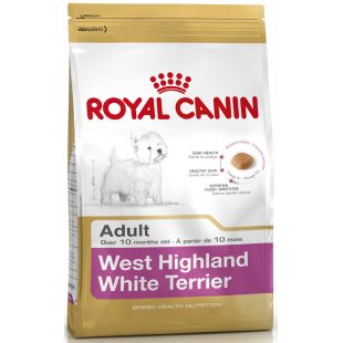 ROYAL CANIN Vakarų Škotijos baltųjų terjerų veislės suaugusių šunų sausas pašaras 1.5 kg