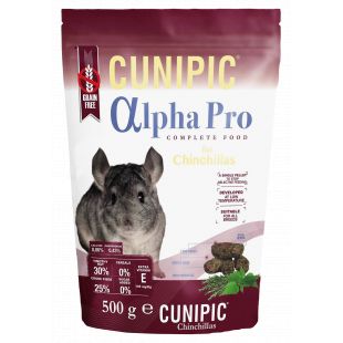 CUNIPIC Alpha Pro šinšilų pašaras 0.5 kg