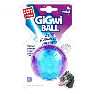GIGWI Šunų žaislas Kamuolys cypiantis violetinis/mėlynas 1 vnt