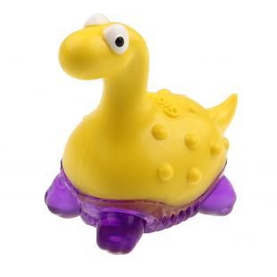 GIGWI Šunų žaislas Suppa Puppa Dinozauras geltonas/violetinis