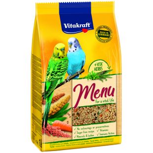 VITAKRAFT Premium Menu visavertis banguotųjų papūgų lesalas 1 kg