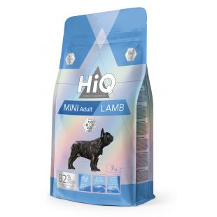 HIQ mažų veislių saugusių šunų sausas pašaras su ėriena 7 kg