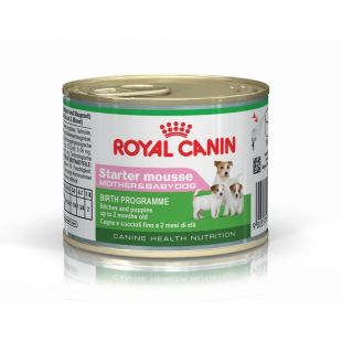 ROYAL CANIN Starter mousse, suaugusių šunų konservuotas pašaras 195 g