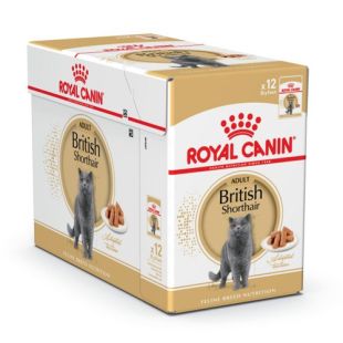 ROYAL CANIN British Shorthair, suaugusių kačių konservuotas pašaras 85 g x12