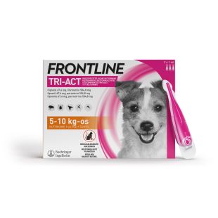 FRONTLINE Tri-Act užlašinamasis tirpalas 5-10 kg šunims, 1 pipetė