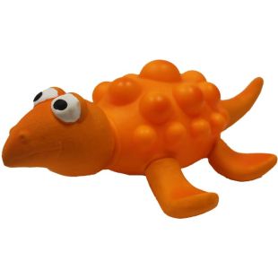 MISOKO šunų žaislas, dinozauras, vinilas, oranžinė, 21 cm