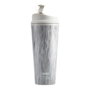 NATURE'S PROTECTION SUPERIOR CARE plastikinė gertuvė, su balto kailio iliustracija ir šiaudeliu 710 ml