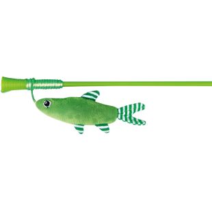 TRIXIE Žaislas katėms Lazdelė su žuvimi 42 cm