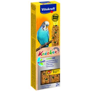 VITAKRAFT Kracker Gardėsis banguotoms papūgoms  nuo plunksnavimosi