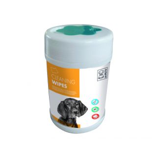 M-PETS Šunų priežiūros servetėlės 80 vnt.