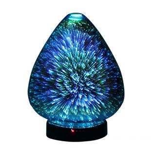 A'SCENTUALS Ultragarsinis difuzorius 100 ml talpos, spalvotas su 3D stiklu, lašo formos