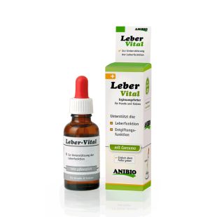 ANIBIO Leber-Vital šunų ir kačių pašaro papildas, kepenų funkcijų palaikymui 30 ml