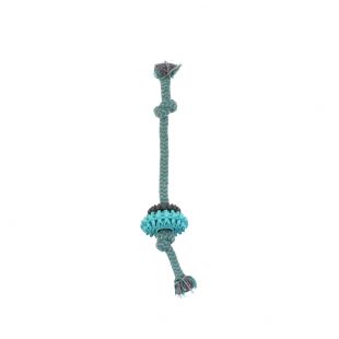 MISOKO&CO Šunų žaislas virvutė su žiedais, žydras