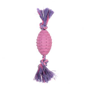 MISOKO&CO Šunų žaislas regbio kamuolys, rožinis