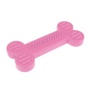 MISOKO&CO Šunų žaislas guminis kaulas, rožinis