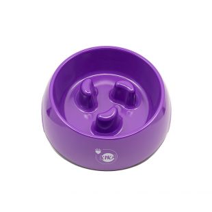 KIKA Šunų lėto valgymo dubenėlis violetinis, XL